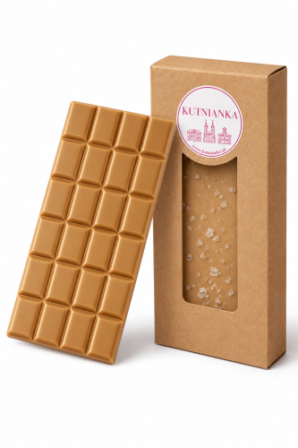 Czekolada karmelowa z solą Maldon 100g Kutnianka